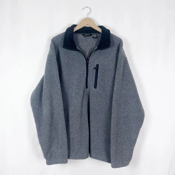 EddieBauer Fleece Pullover TALL Large - Picture 1 of 9